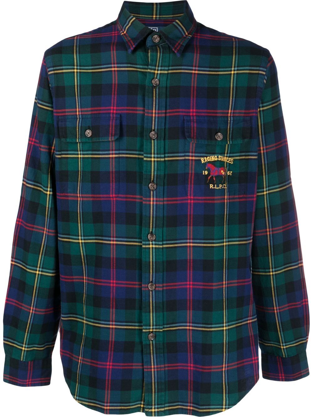 

Polo Ralph Lauren tartan-check long-sleeve shirt - Green