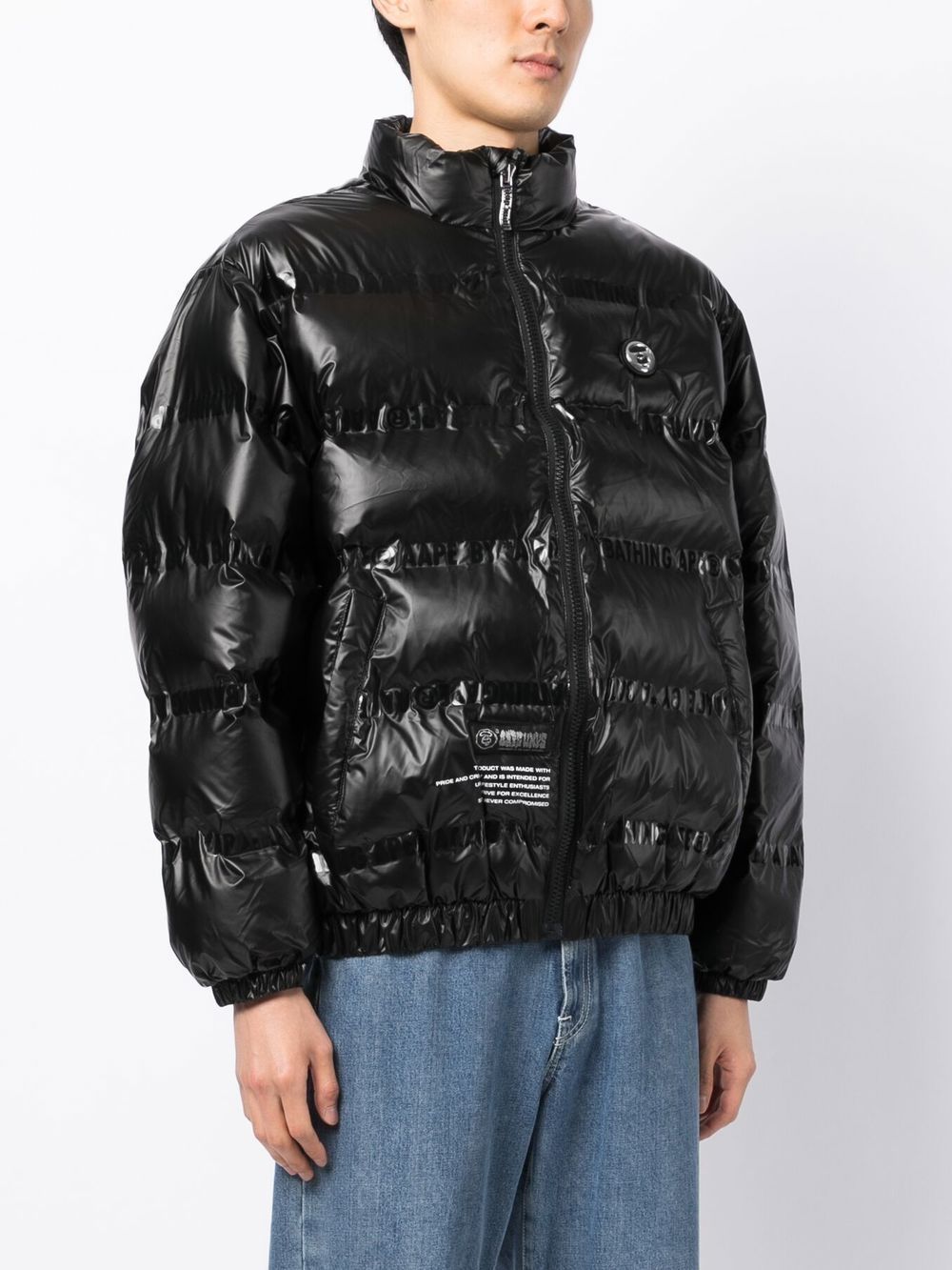 AAPE BY *A BATHING APE logo-print padded jacket Men