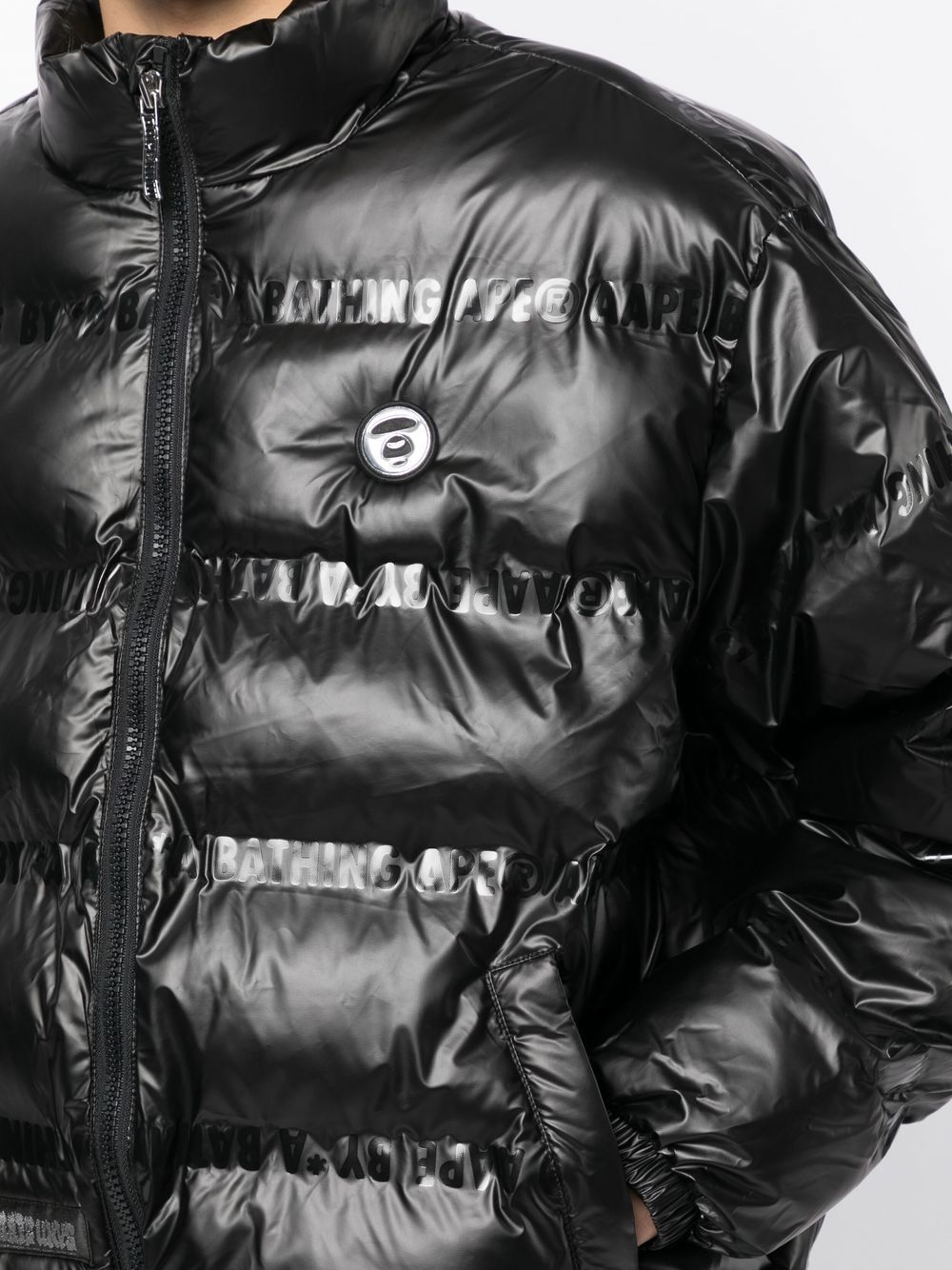 AAPE BY *A BATHING APE logo-print padded jacket Men