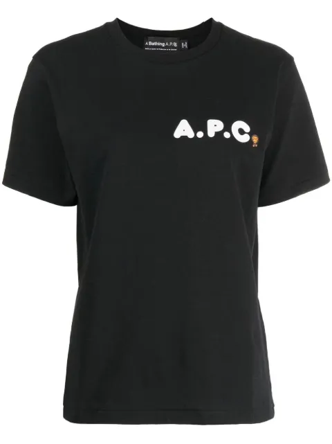 A BATHING APE® chest logo-print detail T-shirt