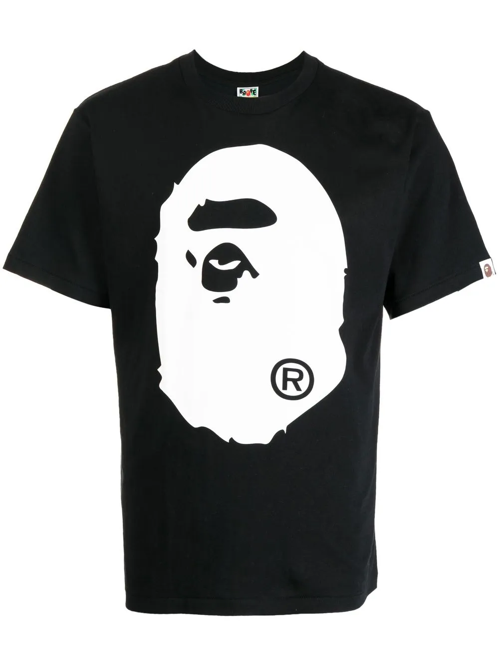 

A BATHING APE® graphic logo-print T-shirt - Black