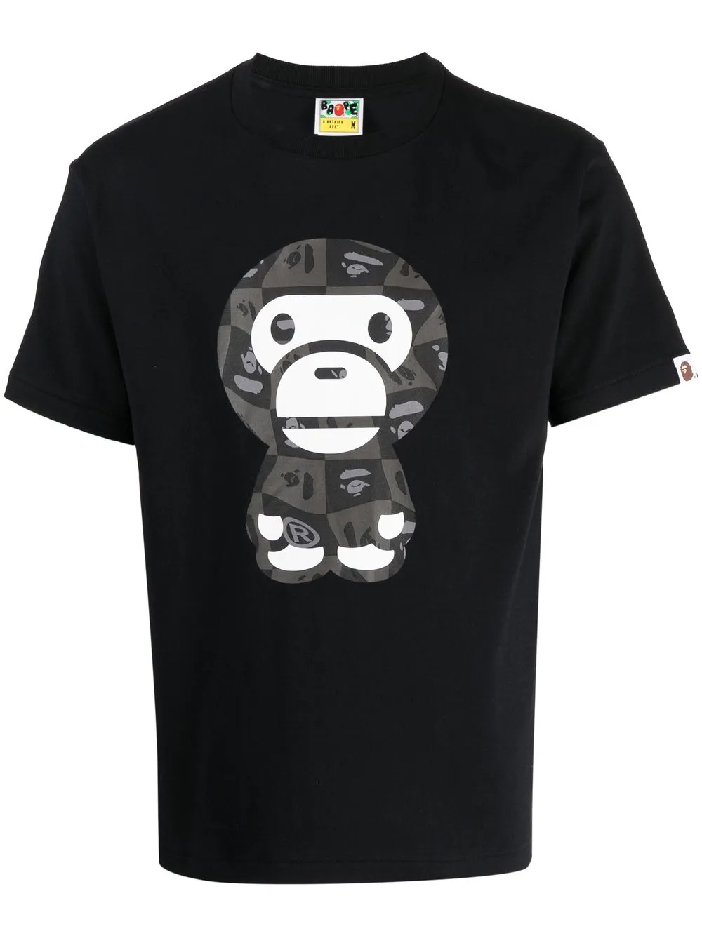 

A BATHING APE® graphic-print short-sleeve T-shirt - Black