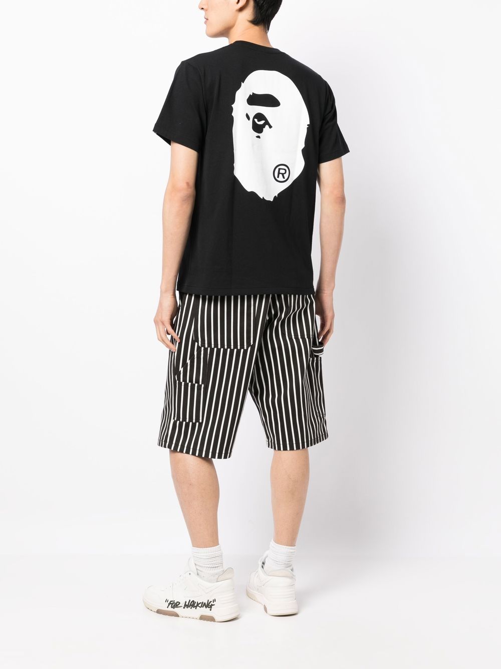 A BATHING APE® T-shirt met grafische print - Zwart