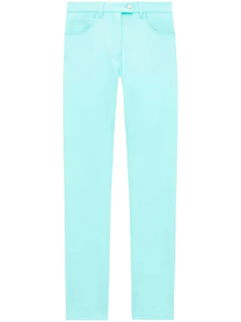 Courrèges straight-leg vinyl trousers