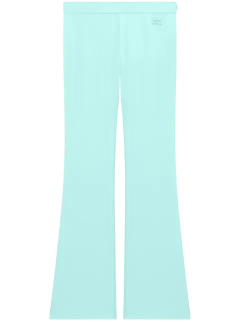 Courrèges low-rise flared trousers