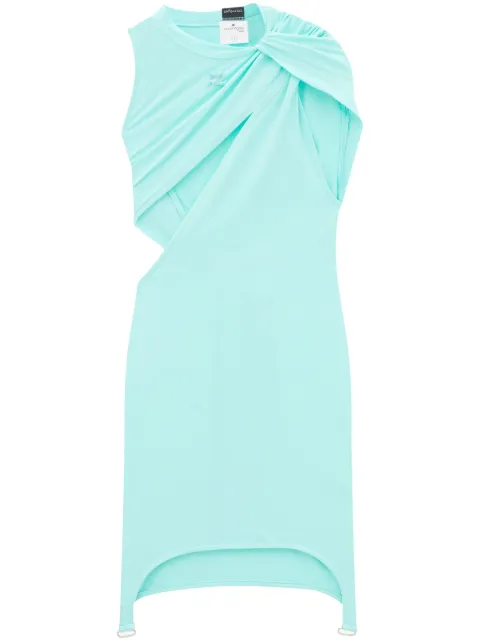 Courrèges cut-out gathered mini dress