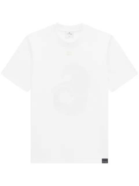 Courrèges logo-patch cotton T-shirt