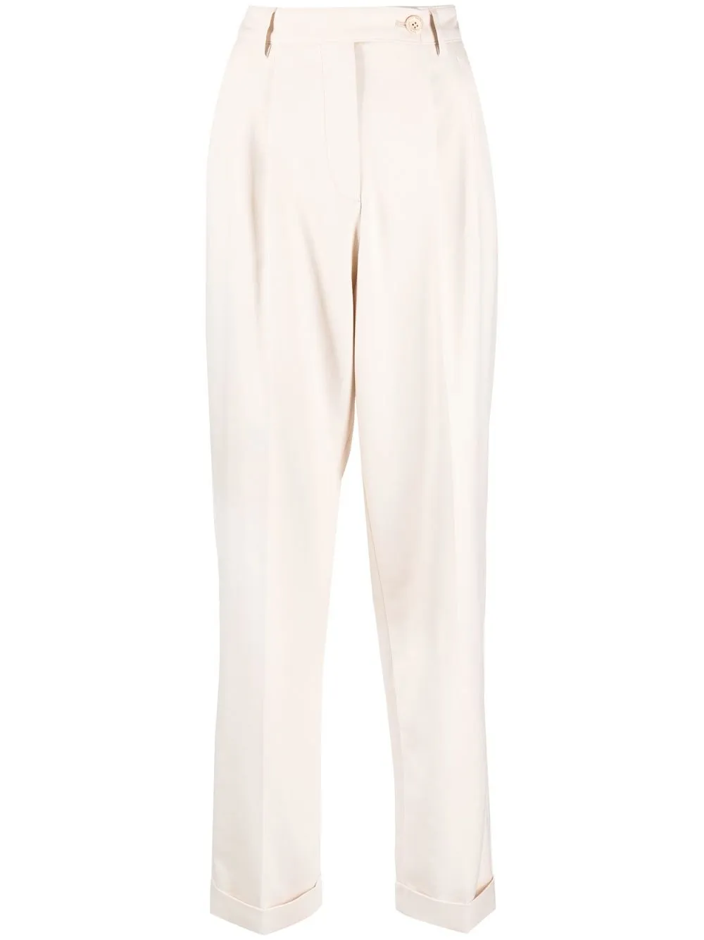 

See by Chloé high-waisted pleated trousers - Neutrals