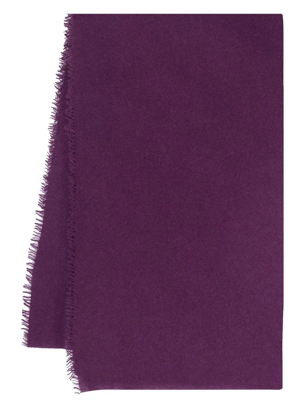

Faliero Sarti frayed-edge knit scarf - Purple