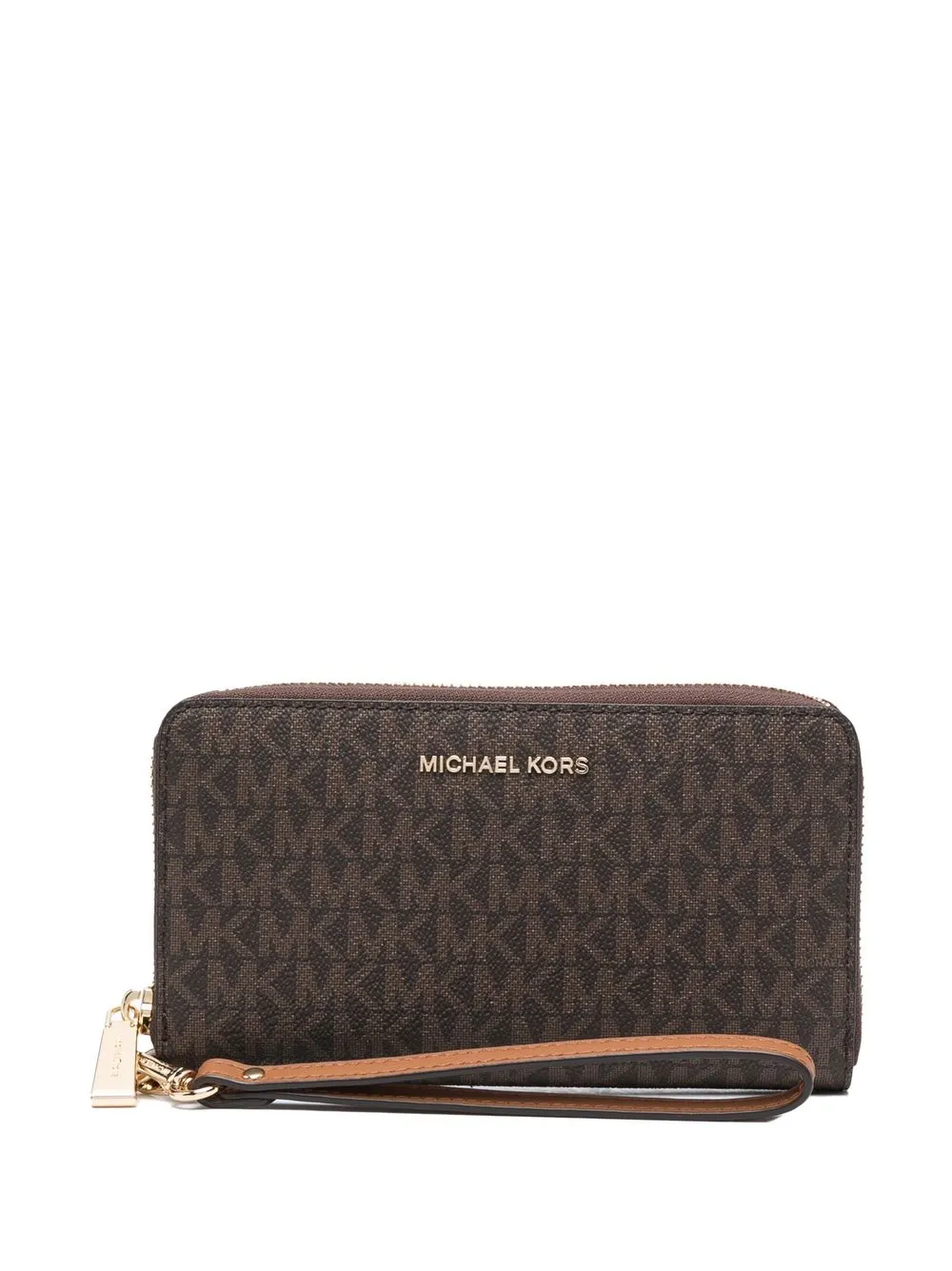 

Michael Michael Kors Large Continental Logo Wallet - Brown