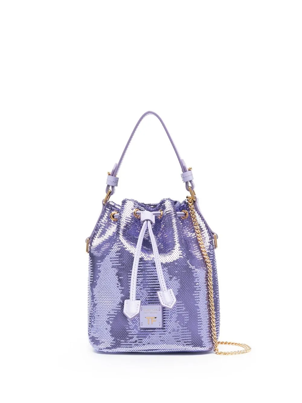 

TOM FORD sequin-embellished bucket bag - Purple