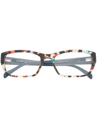 Prada Eyewear logo-print Glasses - Farfetch