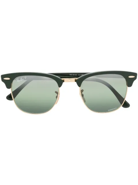 Ray-Ban tinted straight-arm sunglasses