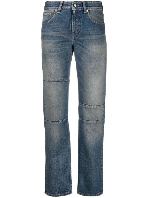 MM6 Maison Margiela panelled straight-leg jeans