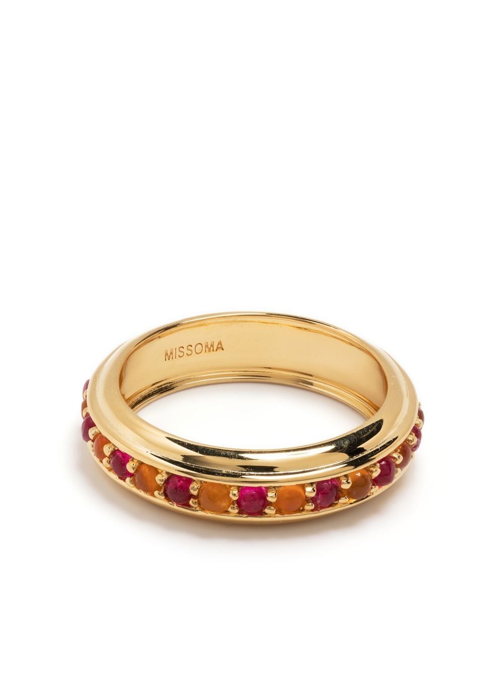 Missoma Quartz Thin Ring In Gold