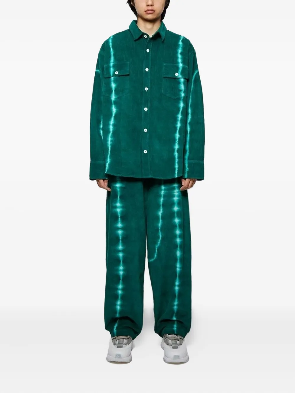 The Elder Statesman Grid Cord Work trousers | Tapered Pants | Image 2