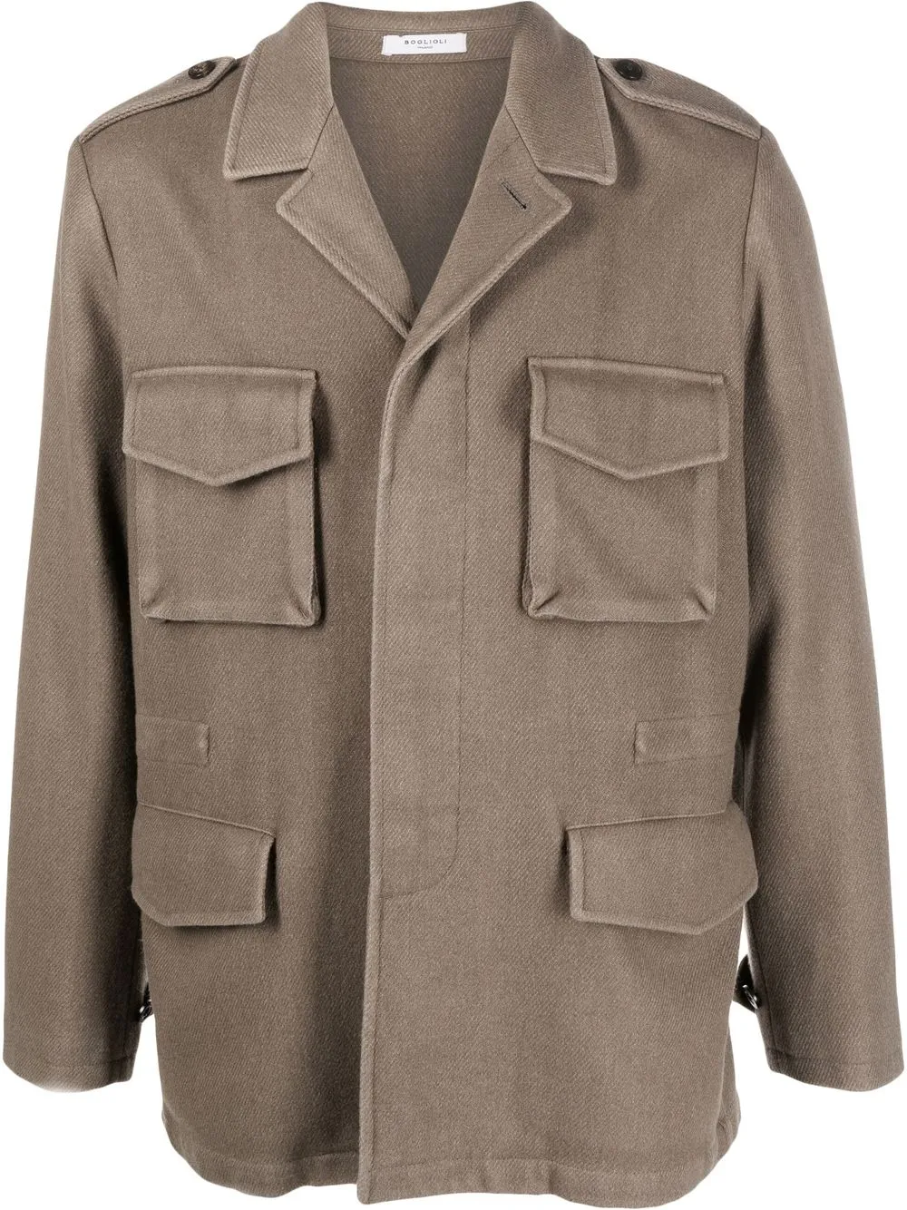 

Boglioli woven military-style blazer - Brown