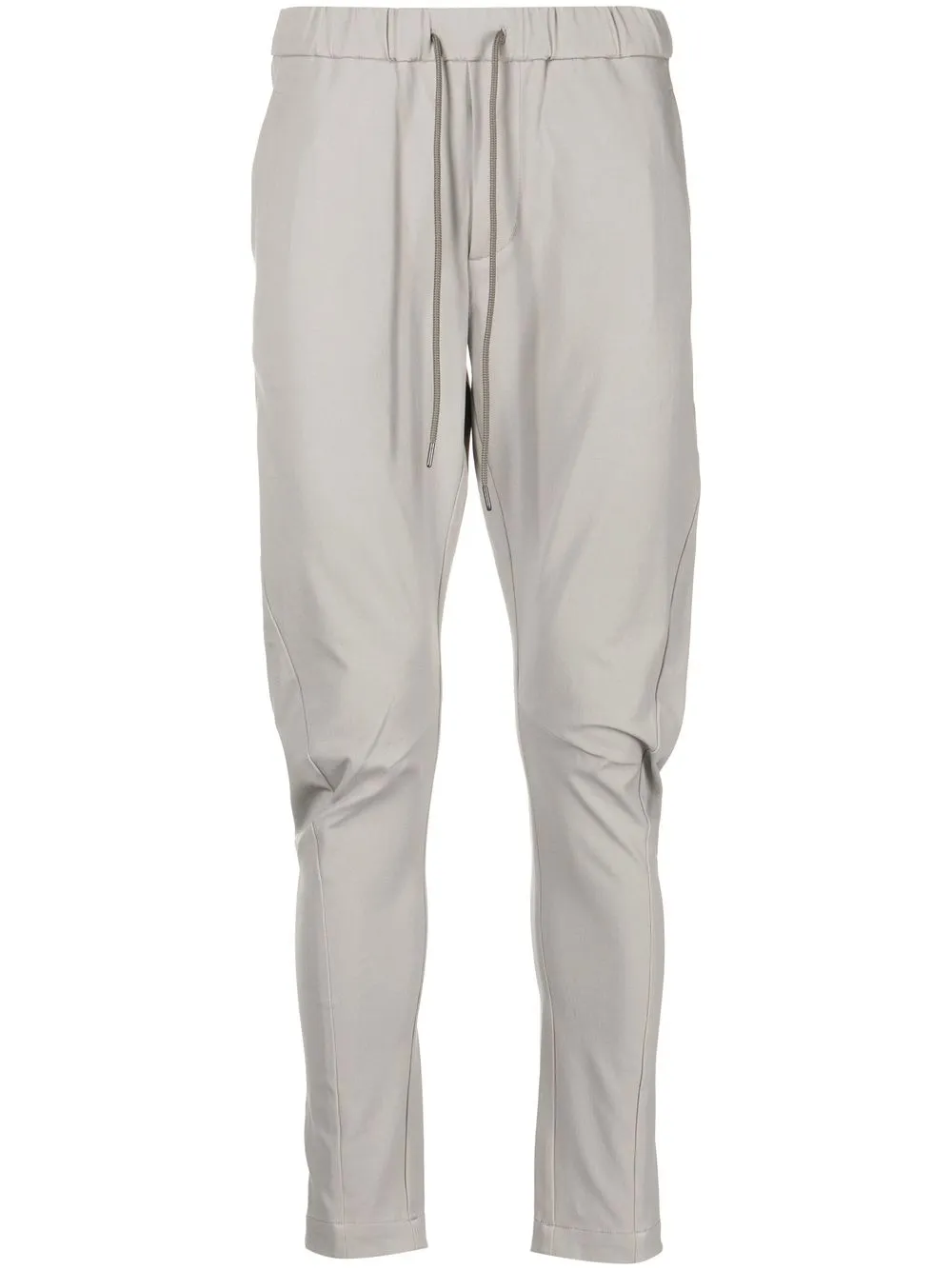 

Attachment drawstring tapered track pants - Grey