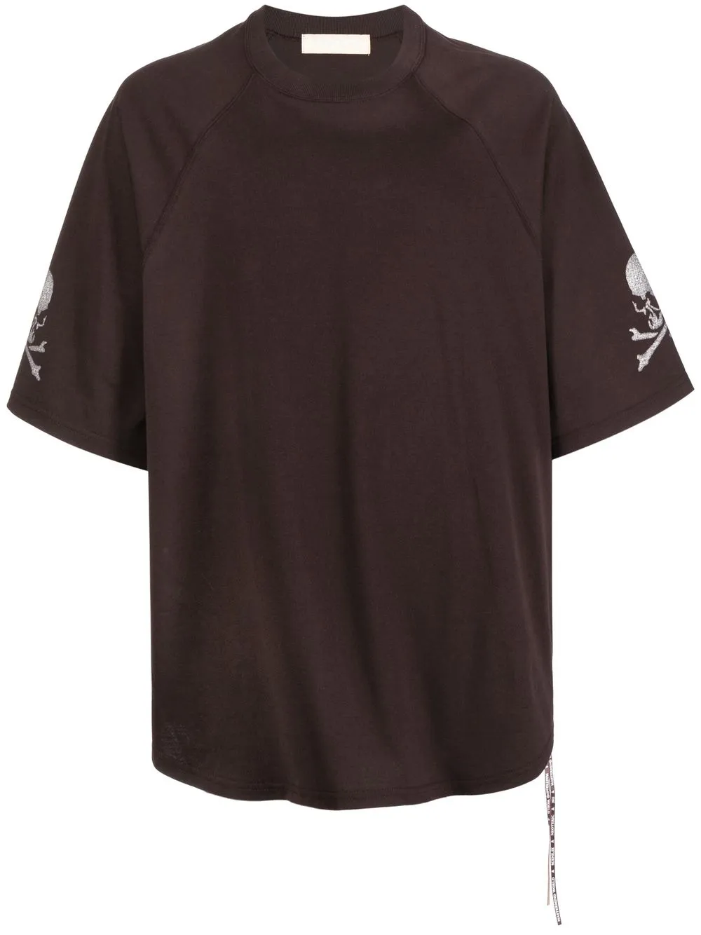 

Mastermind World embroidered-logo T-shirt - Brown