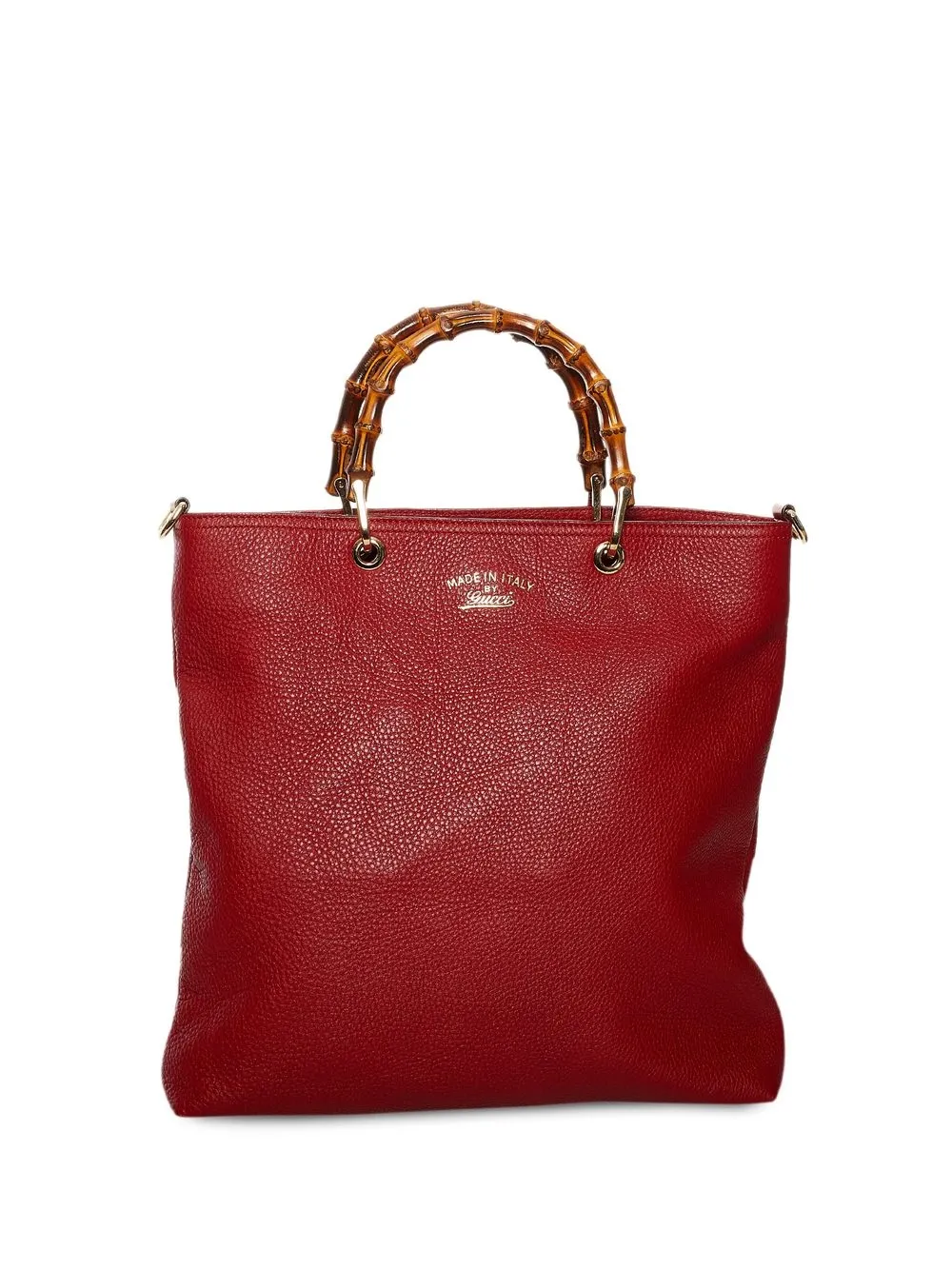 

Gucci Pre-Owned bamboo-handle bag - Red