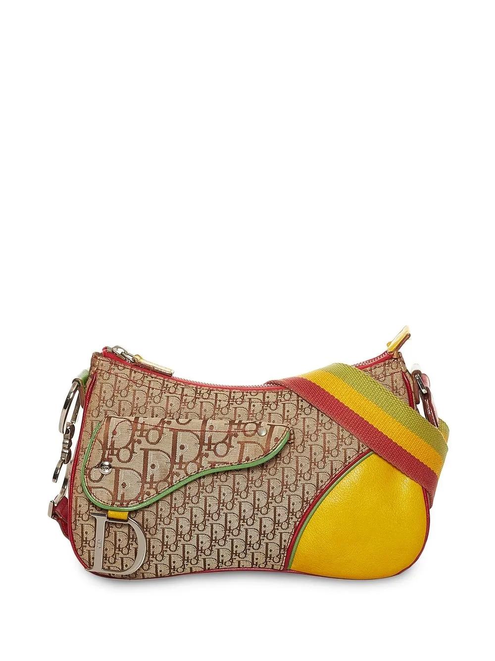 

Christian Dior pre-owned Rasta Trotter Double Saddle bag - Brown