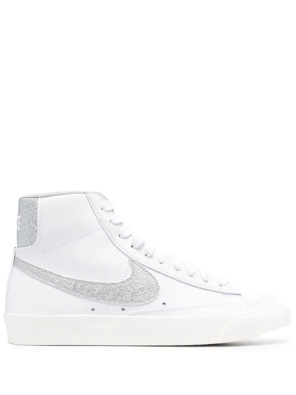 

Nike leather high-top sneakers - White