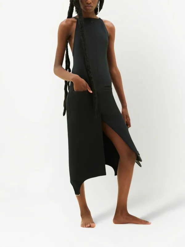 Courrèges ノースリーブドレス 黒 Courrèges ノースリーブ ドレス | ブラック | FARFETCH JP