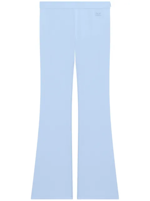 Courrèges tech jersey flared trousers