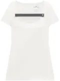 Courrèges short-sleeve dress - White