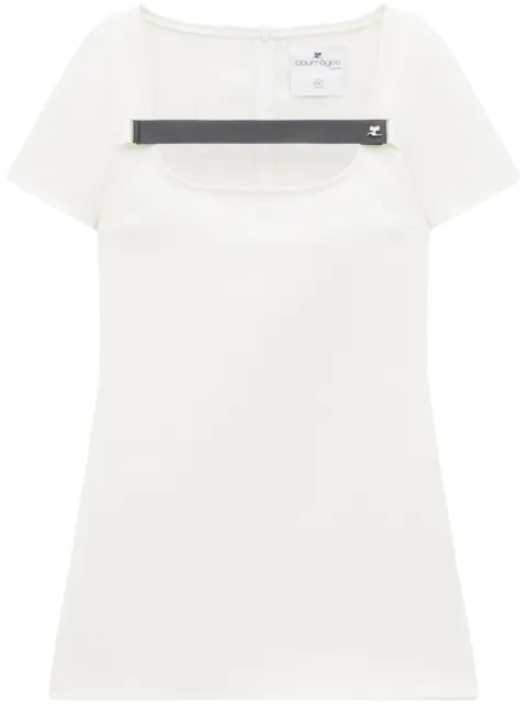 Courrèges short-sleeve dress