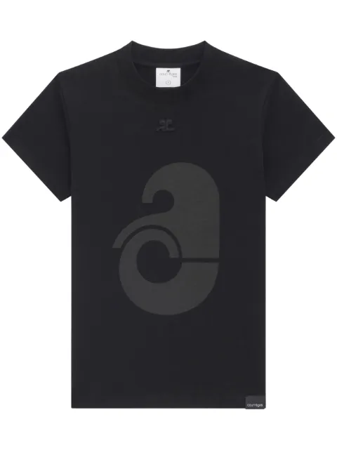 Courrèges playera manga corta