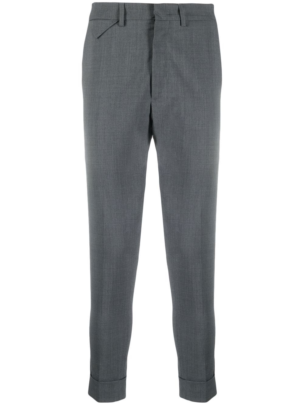 

Low Brand melange-effect tailored trousers - Grey