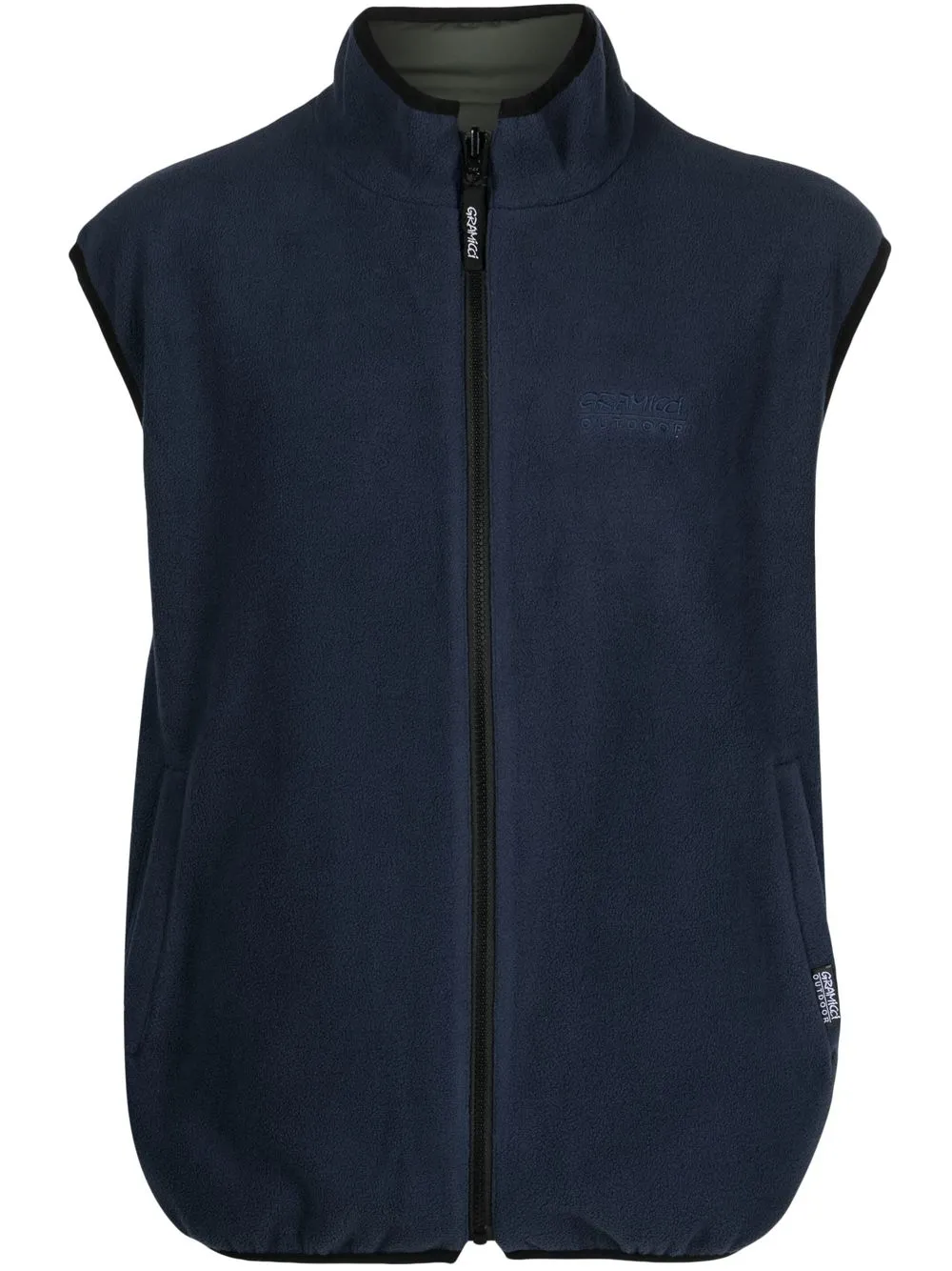 

Gramicci reversible logo-embroidered gilet - Blue