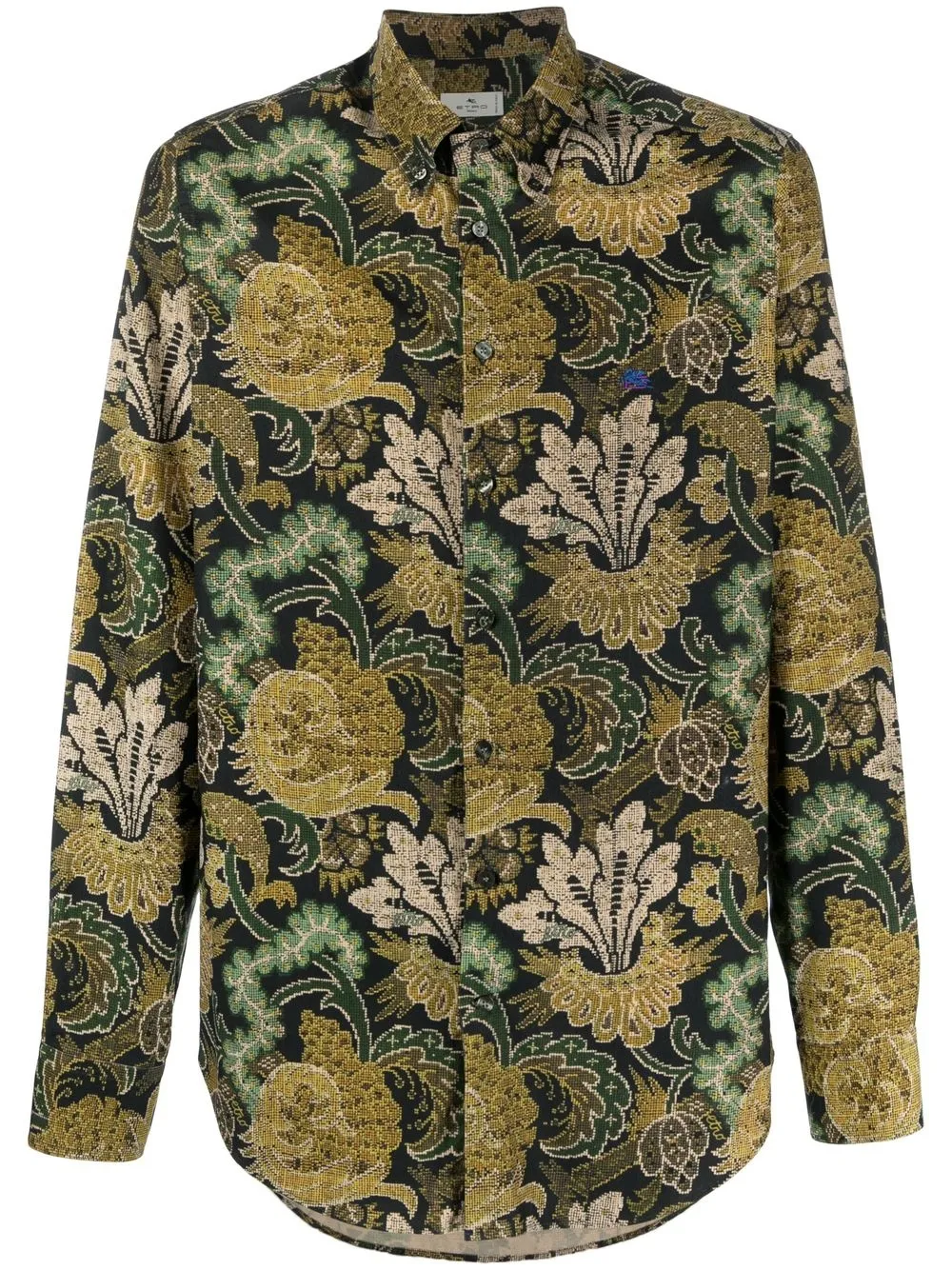 

ETRO tapestry-jacquard shirt - Green