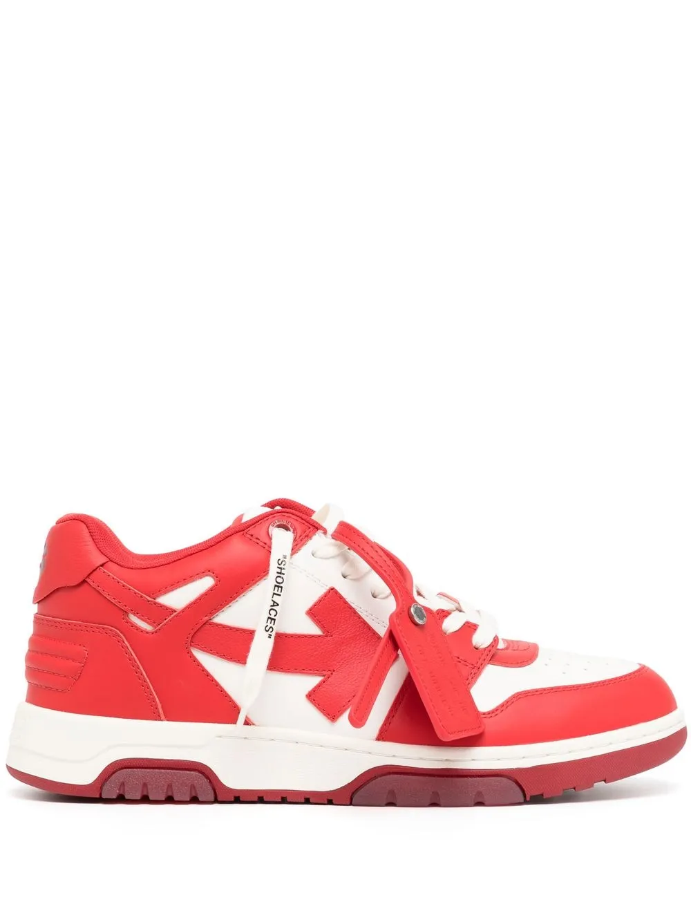 

Off-White Out of Office leather sneakers - Orange