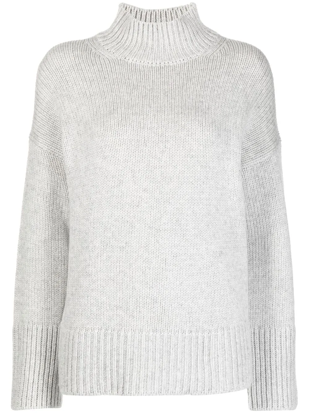 

Vince high-neck knitted jumper - Grey