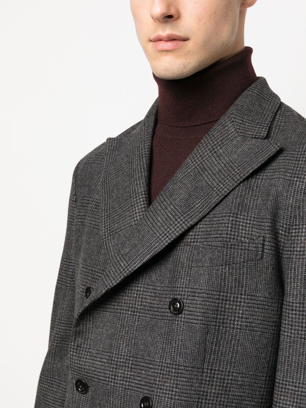 Boglioli double-breasted check-pattern Wool Blazer - Farfetch