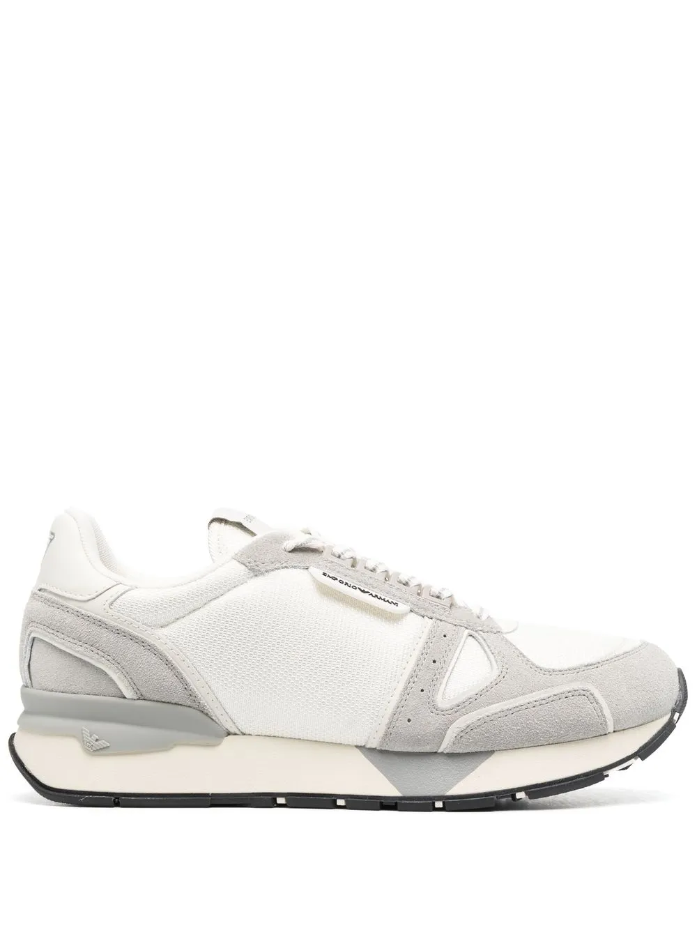 

Emporio Armani lace-up runner sneakers - White