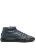 Hide&Jack croco-embossed high-top sneakers - Blue