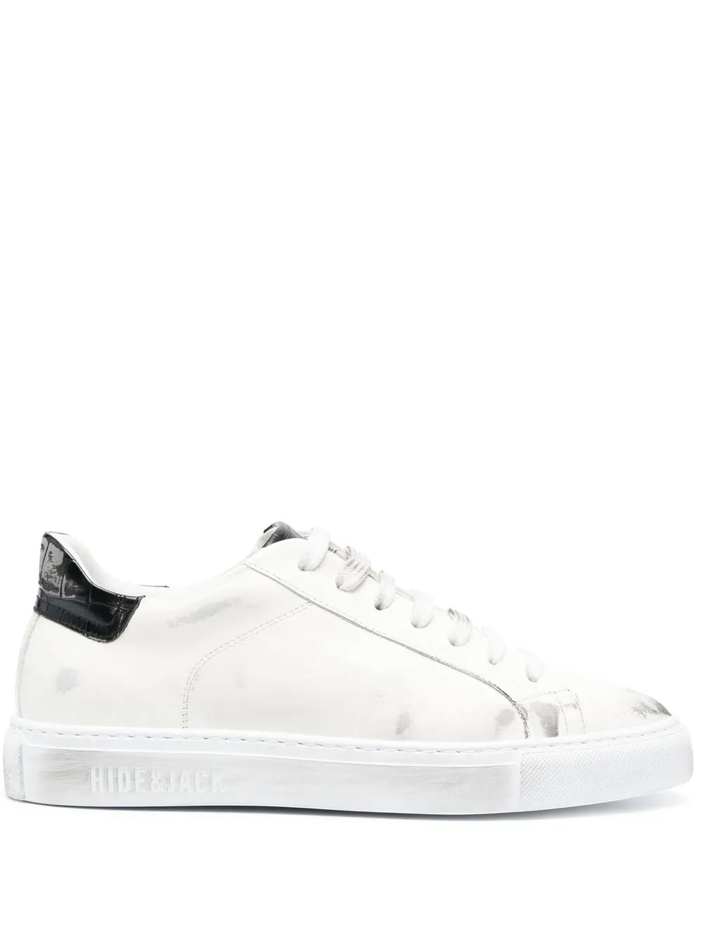 

Hide&Jack tenis bajos con efecto desgastado - Blanco