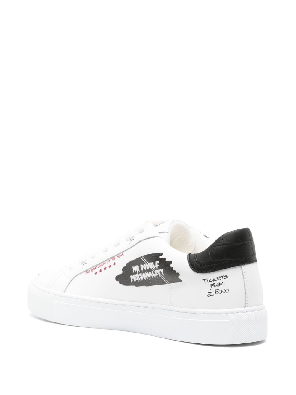 Shop Hide & Jack Essence Sketch Sneakers In White