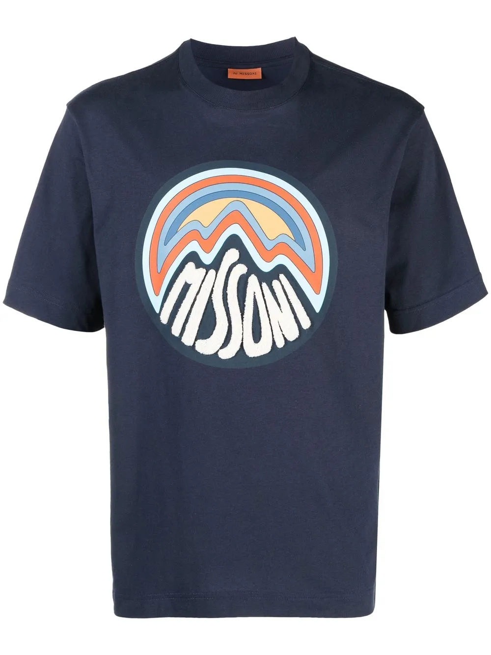 

Missoni playera con logo estampado - Azul