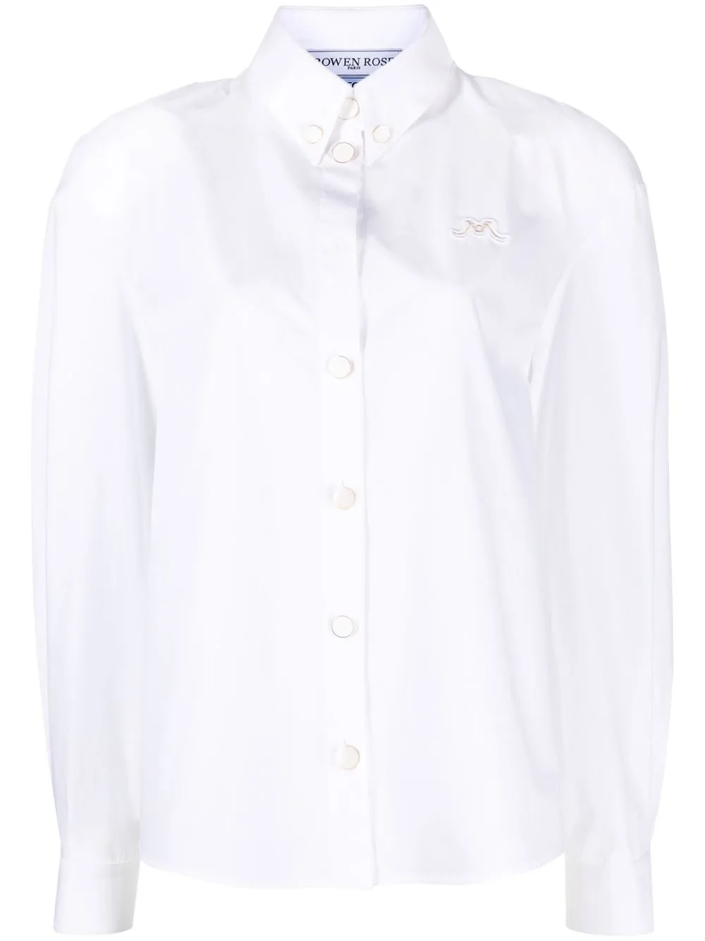 

Rowen Rose puff-sleeve blouse - White