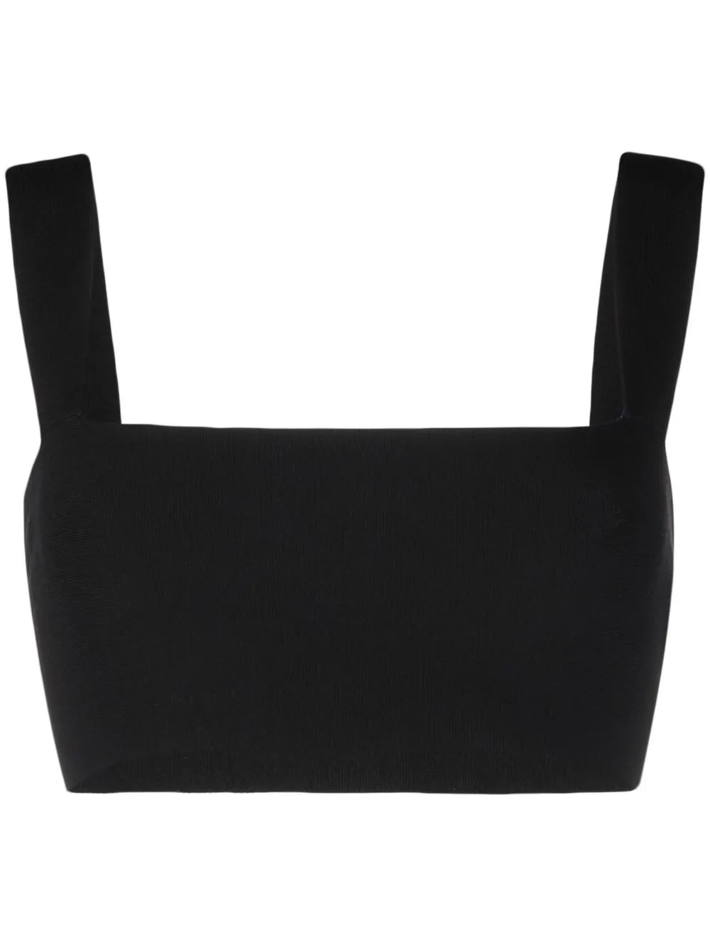 

Victoria Beckham square-neck cropped top - Black