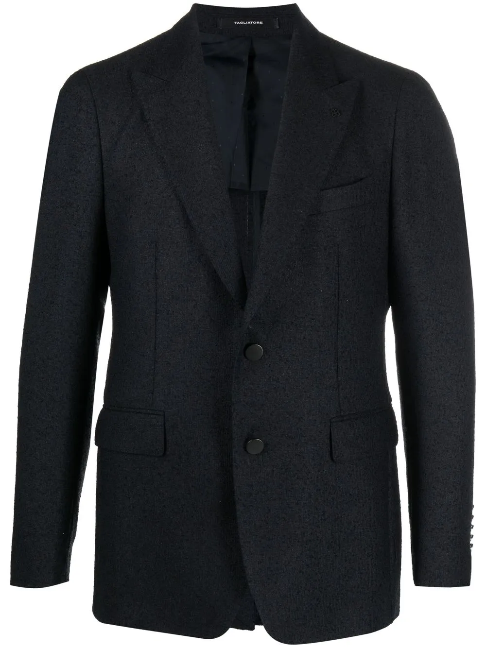 

Tagliatore single-breasted buttoned blazer - Blue