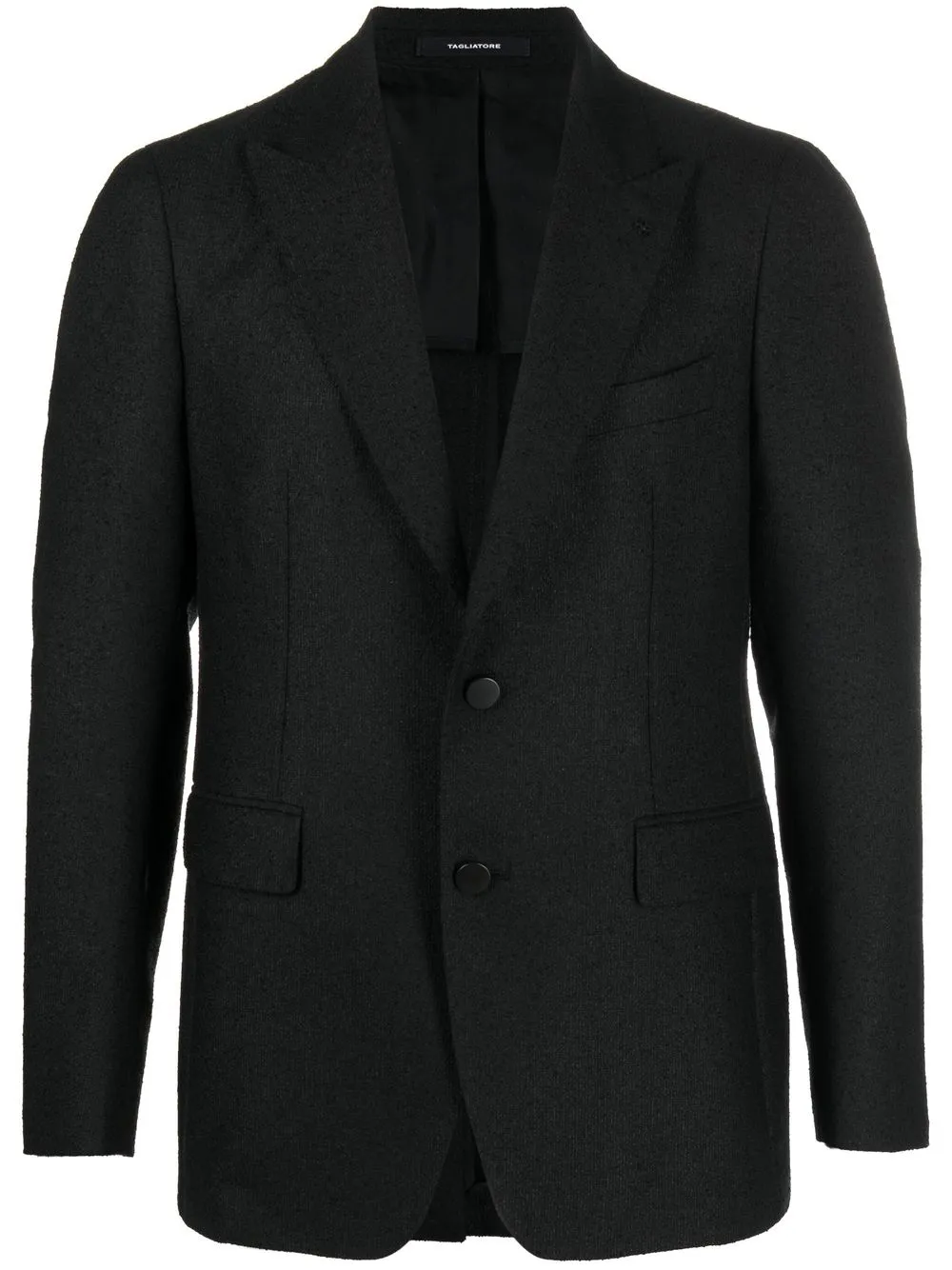 

Tagliatore single-breasted buttoned blazer - Black