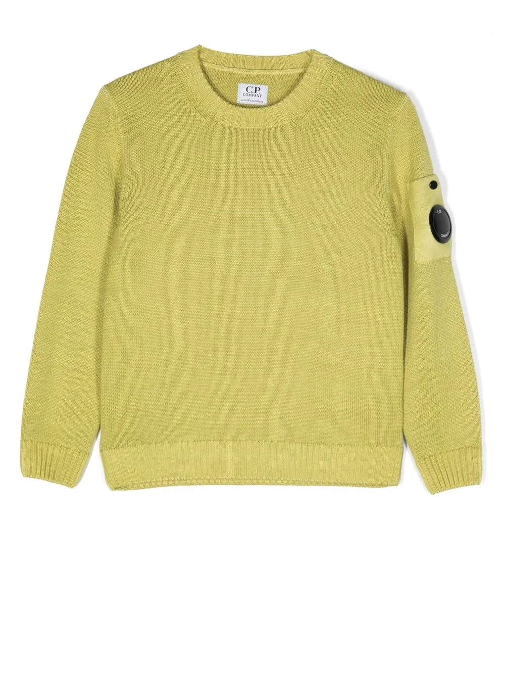 

C.P. Company Kids knitted crew neck jumper - Green