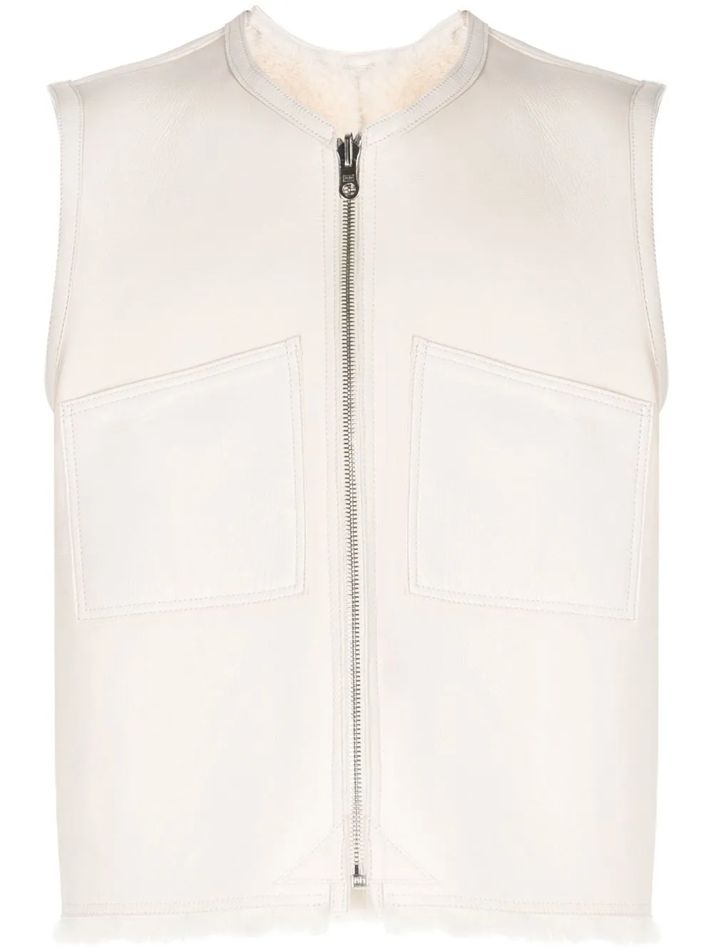 

Our Legacy reversible shearling vest - Neutrals