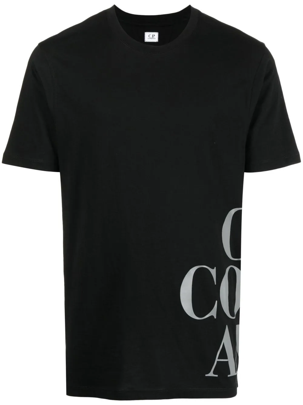 

C.P. Company playera con logo lateral - Negro