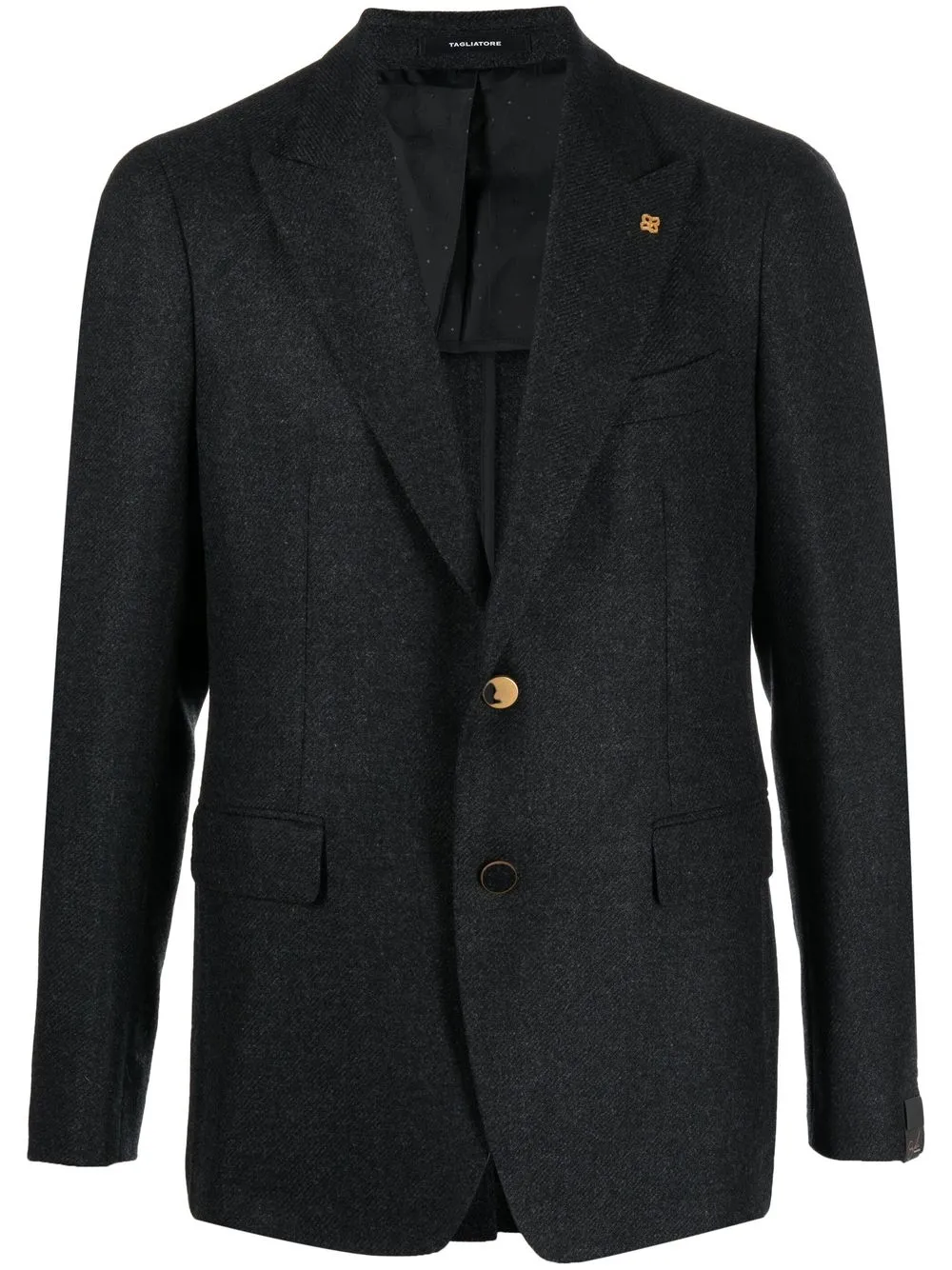 

Tagliatore single-breasted virgin-wool blazer - Grey